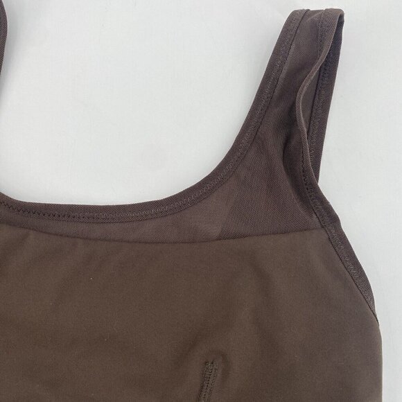 Ayda Women’s Size Small The Gwen Mesh Brown Sports Bra - Picture 4 of 7